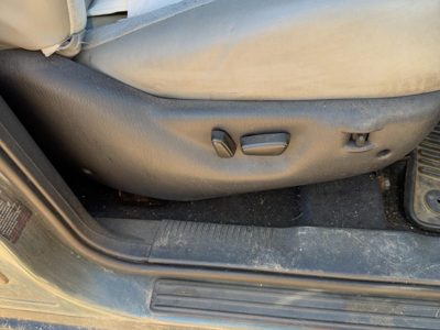 99-04 Grand Cherokee Passenger Right Power Seat Track With Motors Only Oem Gray