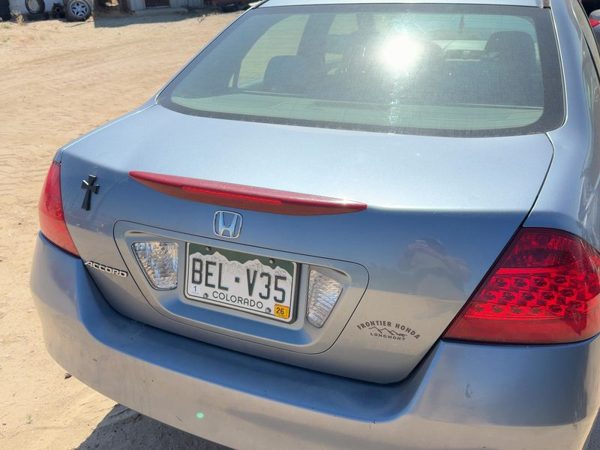 2007 Honda Accord Trunk/decklid/hatch/tailgate Cool Blue B542M — photo 2