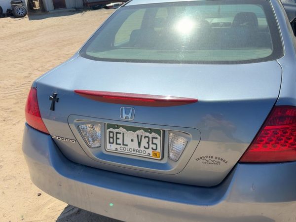 2007 Honda Accord Trunk/decklid/hatch/tailgate Cool Blue B542M — photo 3