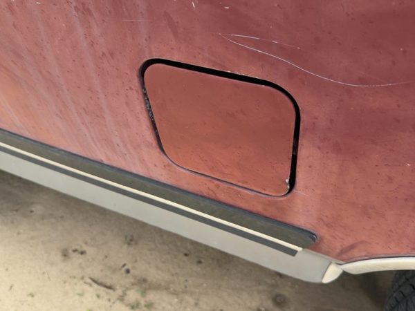 1987-1991 Ford F150 Fuel Tank Door With Hinge Gas Lid Oem Filler — photo 3