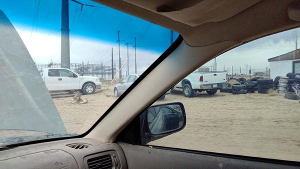 00-04 Legacy Outback Passenger Right A Pillar Trim Windshield Post Panel Oem Tan — photo 2