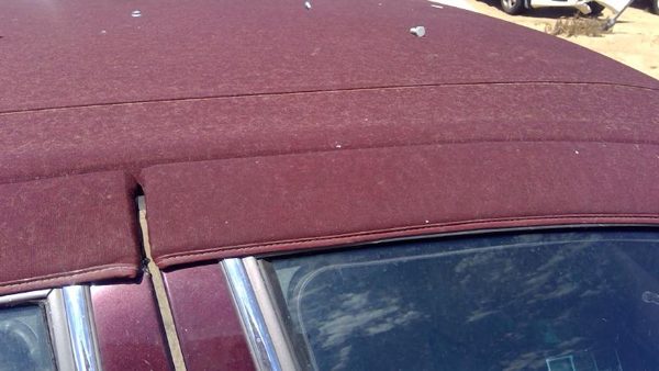 93 Cadillac Fleetwood Passenger Right Front Moulding From Door Trim Strip Maroon — photo 6