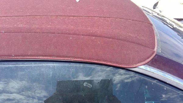93 Cadillac Fleetwood Passenger Right Front Moulding From Door Trim Strip Maroon — photo 4