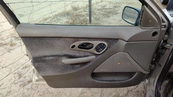 95-97 Ford Contour Driver Left Front Door Trim Panel With Master Switch Ul Tan — photo 1