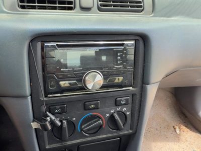 1997-2001 Toyota Camry Trim Bezel Around Radio Surround Dash Panel Oem Gray Fb19