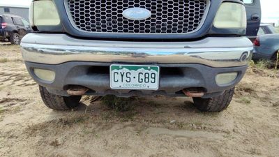 1999-2004 Ford F150 Front Bumper Assembly With Brackets Oem Chrome Xl3z17757aa