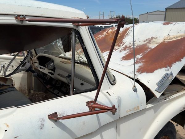 1967-1972 Ford F350 Passenger Right Side Mirror Frame Door Mounted Oem — photo 1