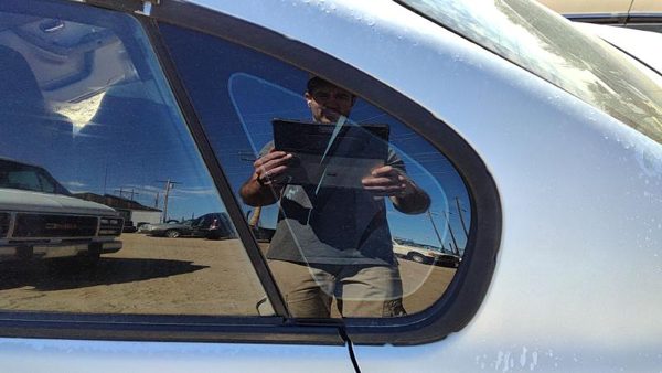 2000-2004 Subaru Legacy Driver Left Rear Quarter Glass Back Side Window Sedan — photo 1