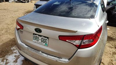 2013 Kia Optima Trunk/decklid/hatch/tailgate Satin Metal Stm