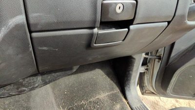 14-19 Silverado 1500 Lower Glove Box Assembly Complete Door With Latch H2r Gray