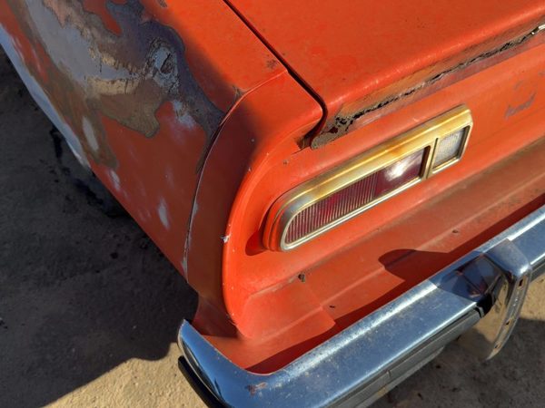 1974-77 Ford Maverick 2-Door Driver Left Rear Quarter Panel Extension Orange OEM — photo 1