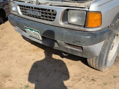 1988-1992 Isuzu Pup Front Bumper With Brackets Assembly Oem Silver 8971283780