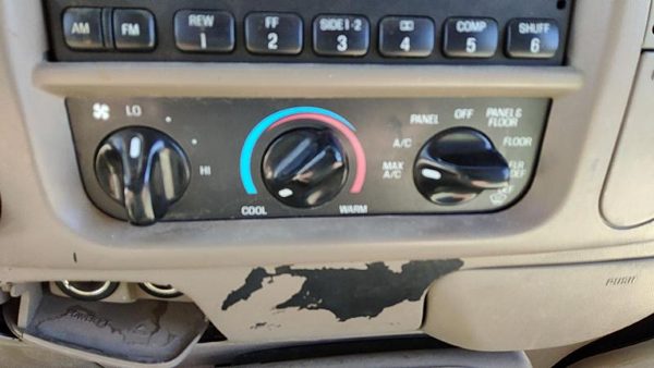 99-02 Ford Expedition Temperature Control Module In Dash Heater Ac Head Unit Oem — photo 2