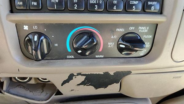 99-02 Ford Expedition Temperature Control Module In Dash Heater Ac Head Unit Oem — photo 3