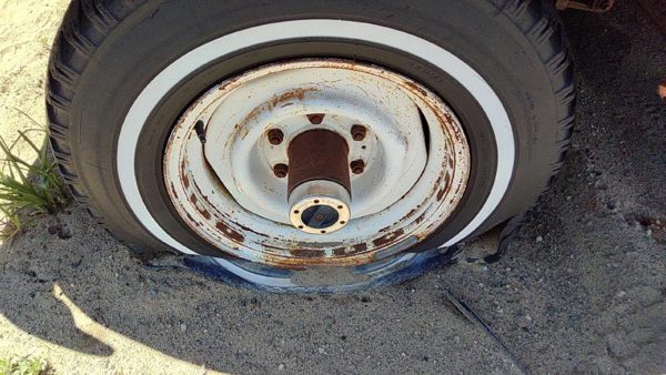 1974 Chevy Silverado K10 15 Steel Wheel OEM Factory Rim 4x4 14063307 — photo 2