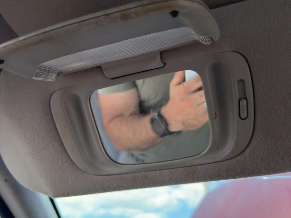 2000-2003 Ford Taurus Driver Left Sun Visor Oem Illumination Gray 1F1Z5404105Fab — photo 7