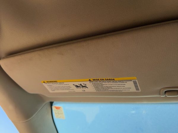 2013-2014 Dodge Dart Driver Left Sun Visor Oem Black B7X9 5Lx05Dx9Ad — photo 4