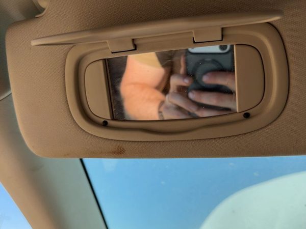 2013-2014 Dodge Dart Driver Left Sun Visor Oem Black B7X9 5Lx05Dx9Ad — photo 6
