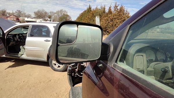 2003-2009 Dodge Ram 2500 Driver Left Manual Side Mirror Door Mounted Oem Red 6Cf — photo 2