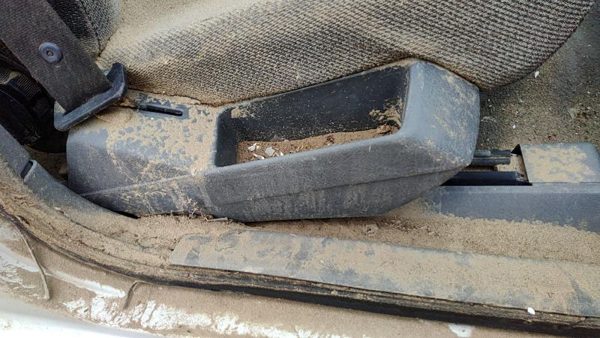 85-95 Volvo 740 Passenger Right Side Seat Trim Panel Oem Gray — photo 3