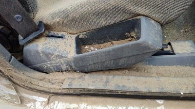 85-95 Volvo 740 Passenger Right Side Seat Trim Panel Oem Gray
