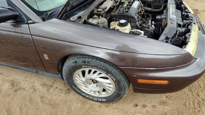 1996-1999 Saturn Sl2 Passenger Right Front Fender Oem Gray 21111174