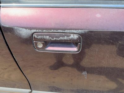 1991-1999 Olds Eighty Eight Passenger Right Front Outside Door Handle Oem Maroon
