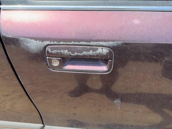 1991-1999 Olds Eighty Eight Passenger Right Front Outside Door Handle Oem Maroon — photo 1