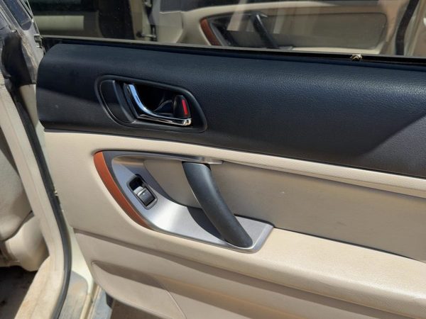 06-09 Legacy Outback Passenger Rear Door Trim Panel With Switches Back Taupe Tau — photo 2