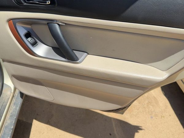 06-09 Legacy Outback Passenger Rear Door Trim Panel With Switches Back Taupe Tau — photo 3