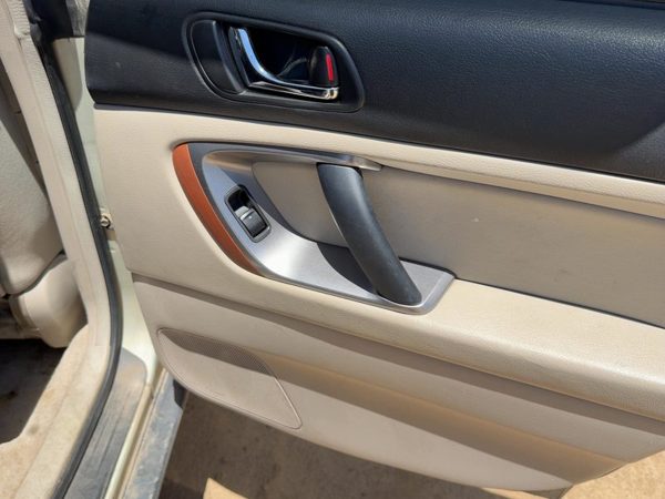 06-09 Legacy Outback Passenger Rear Door Trim Panel With Switches Back Taupe Tau — photo 4