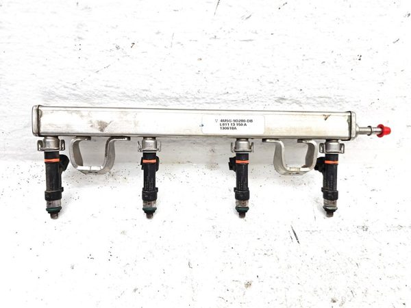 13-20 Ford Fusion Complete Fuel Rail With Injectors Set Loaded Oem 2.0L Hybrid — photo 5