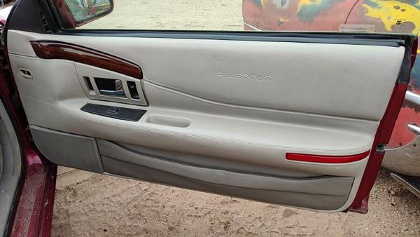 96-02 Eldorado Passenger Right Front Door Trim Panel With Switches Shale 155 — photo 1