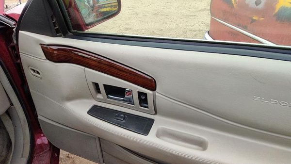 96-02 Eldorado Passenger Right Front Door Trim Panel With Switches Shale 155 — photo 5