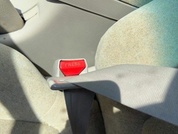 01-03 Elantra Driver Left Front Seat Belt Buckle Receiver Oem Bucket Gray Ze — photo 3