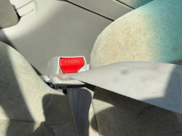 01-03 Elantra Driver Left Front Seat Belt Buckle Receiver Oem Bucket Gray Ze — photo 6