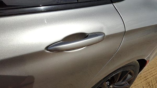 2015-17 Chrysler 200 Driver Left Rear Outside Door Handle Back Billet Silver Psc — photo 1