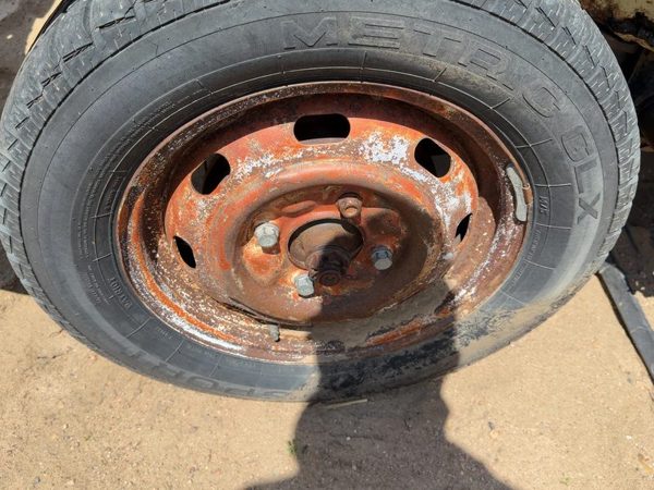 1968-1979 Vw Super Beetle 15" Steel Wheel Oem Factory 8 Slot Rim — photo 3