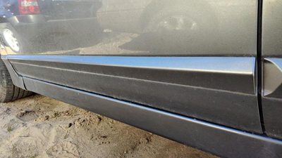 06-08 Civic Driver Left Front Moulding From Door Trim Strip Sedan Gy Galaxy Gray