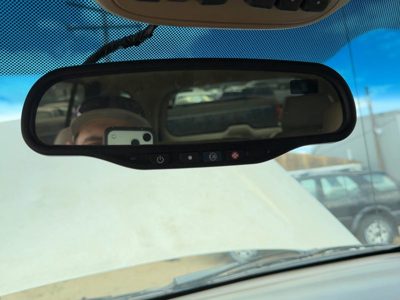 2004-2007 Buick Rainier Inside Rear View Mirror Oem Windshield Mounted