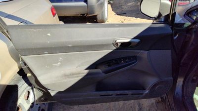 06-11 Honda Civic Driver Left Front Door Trim Panel With Master Switch Gr Gray