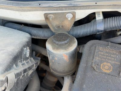 1999-2002 Chevy Express 2500 Power Steering Fluid Remote Reservoir Tank Oem 5.7L
