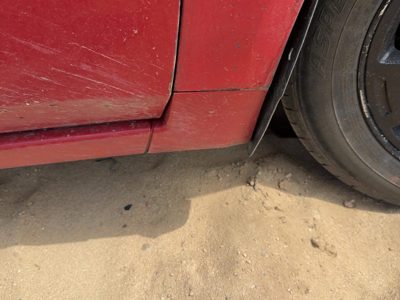 08 Impala Passenger Right Moulding From Fender Oem Trim Strip Precision Red 27U