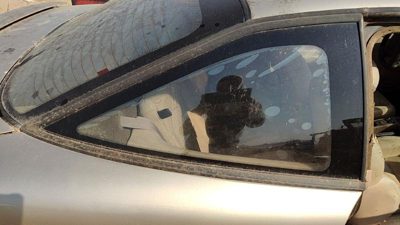 91-96 Saturn Sc2 Coupe Passenger Right Rear Quarter Glass Back Side Window Oem