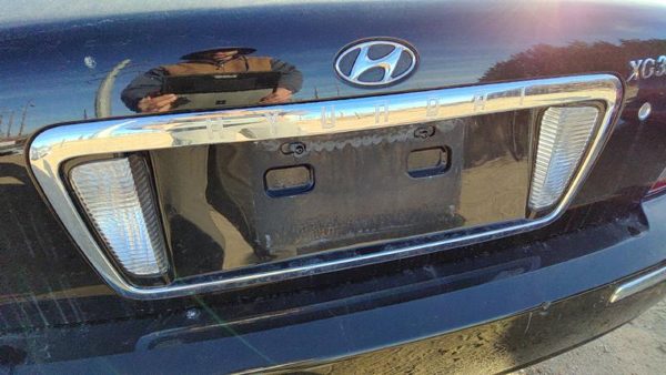 2002-2005 Hyundai Xg350 License Plate Trim Surround Panel Oem Tail Trunk Finish — photo 4