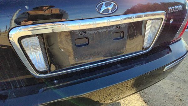 2002-2005 Hyundai Xg350 License Plate Trim Surround Panel Oem Tail Trunk Finish — photo 5