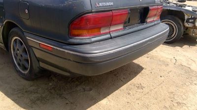 90-92 Galant Vr-4 Rear Bumper Cover Assembly Back With Reinforcement Green