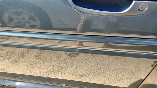 04-08 Grand Prix Driver Left Front Moulding From Door Trim Stealth Gray 46U — photo 3