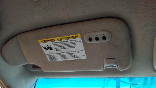 2010-2012 Ford Fusion Driver Left Sun Visor Oem Charcoal Fw Ah6z5404105ad — photo 1