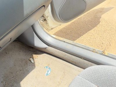 1997-2001 Toyota Camry Passenger Right Lower Kick Trim Panel Oem Gray Fb19